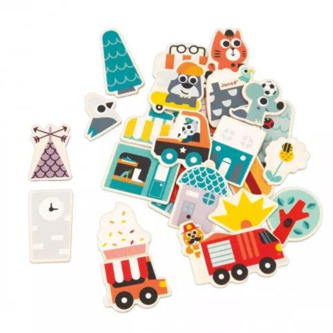 Janod: Set magnetov Mesto