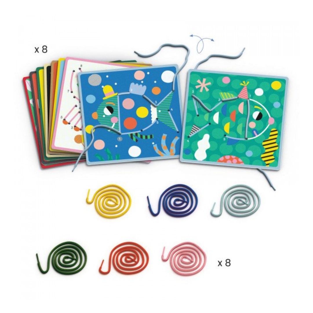 Djeco: Dot-to-Dot Lacing - Image 2