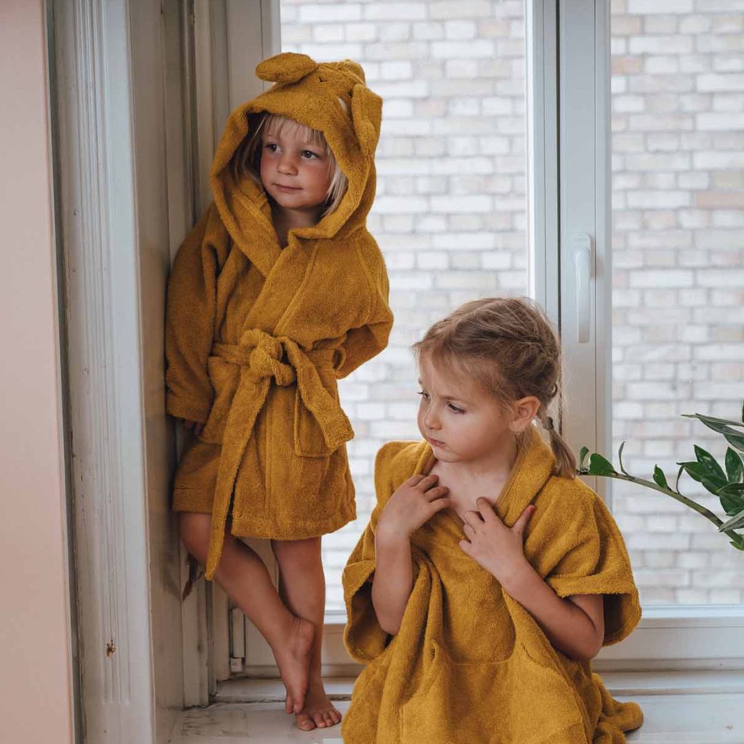 Kikadu_Poncho brisace_Rabbit_RMustard Yellow_GOTS bombaz_1816211_2