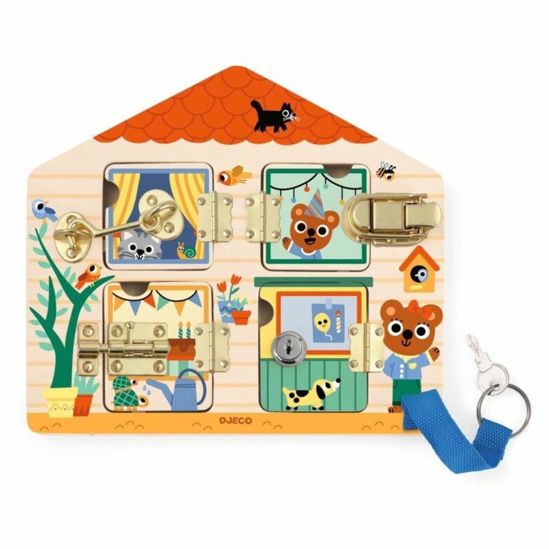 Djeco: Cabanalock (locking board)