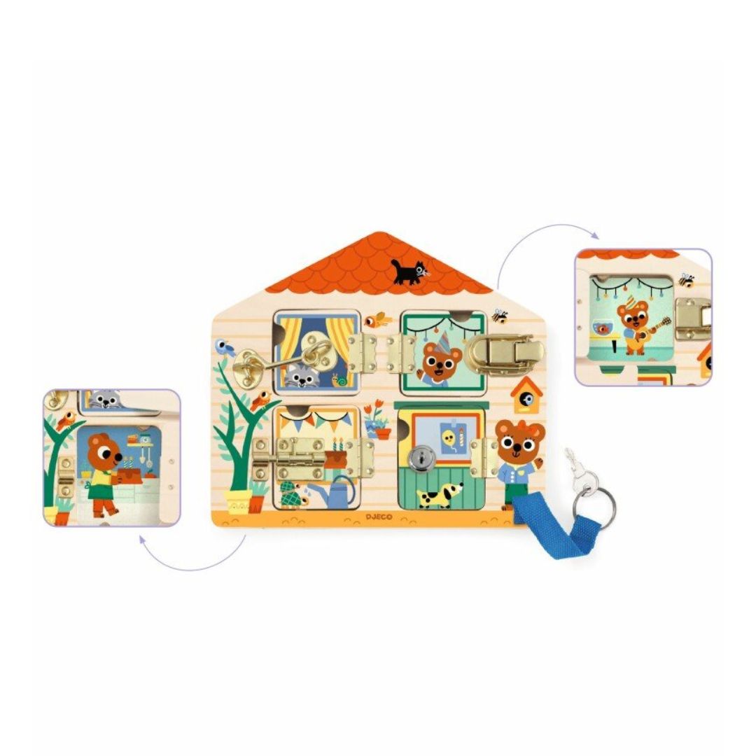 Djeco: Cabanalock (locking board) - Image 2
