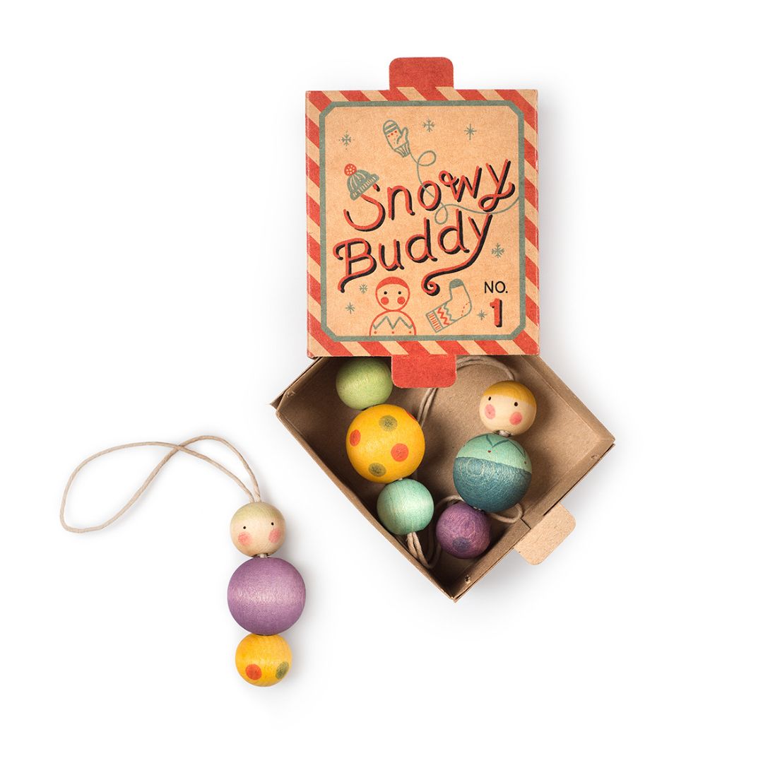 Grapat Xmas: Snowy Buddy (holiday ornament)
