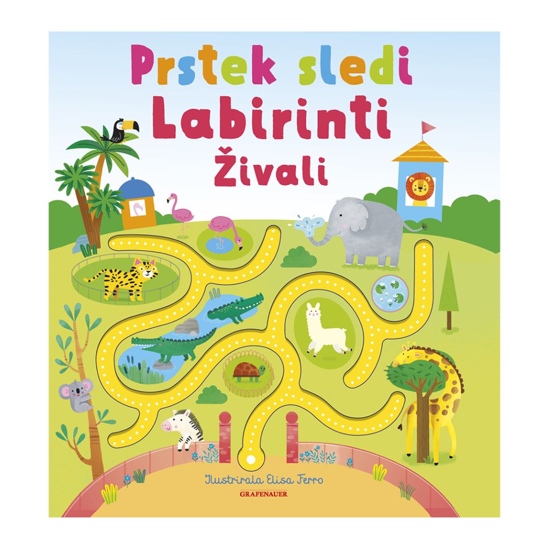 Felicity Brooks: Prstek sledi Labirinti - Živali