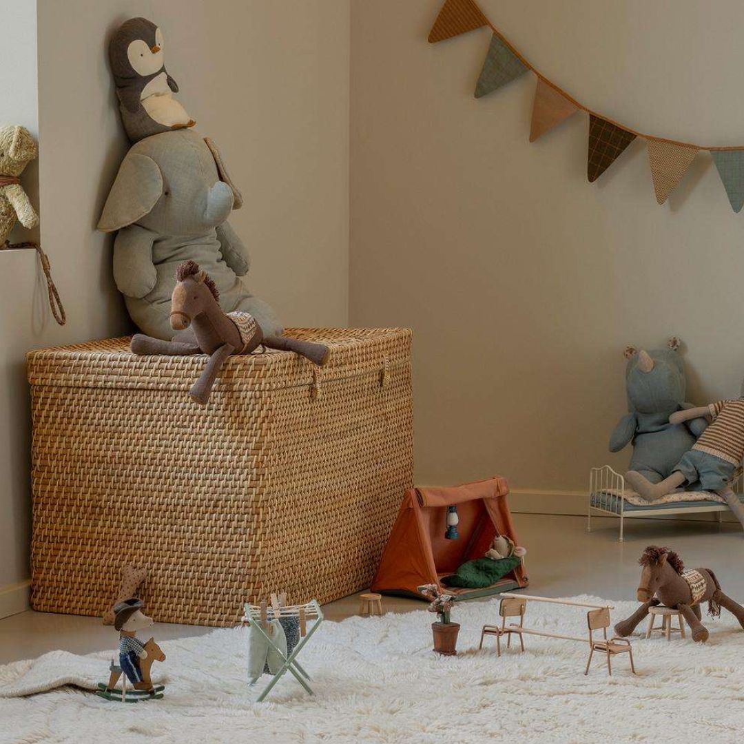 Maileg: Cowboy Mouse on Rocking Horse - Image 3