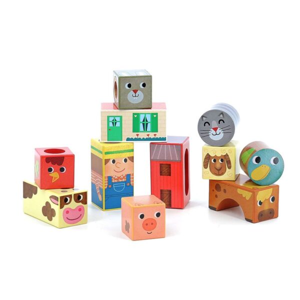 Farm Sound Block Vilac: Farm Sound Blocks | Malih nog naokrog