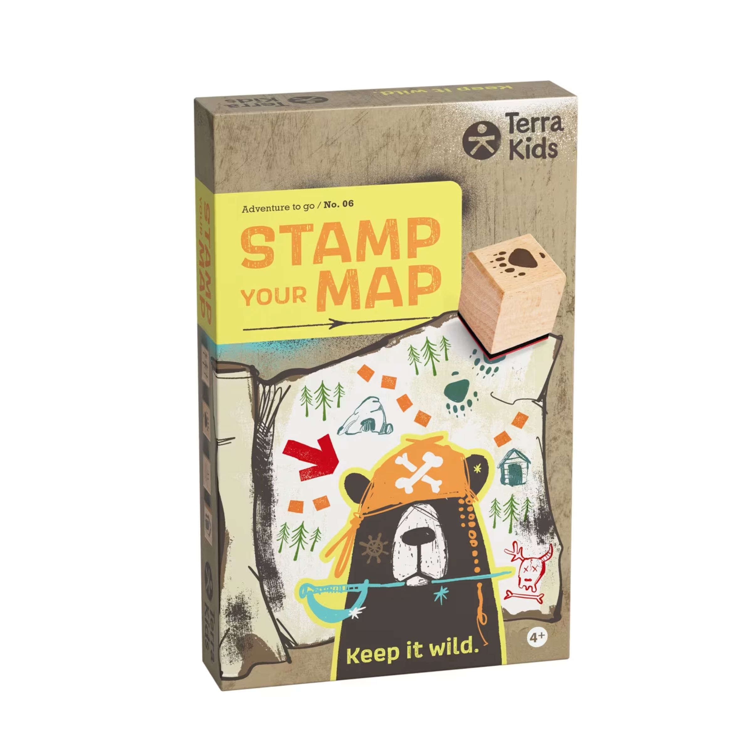 Terra Kids: Lov na zaklad – set žigov za zemljevid