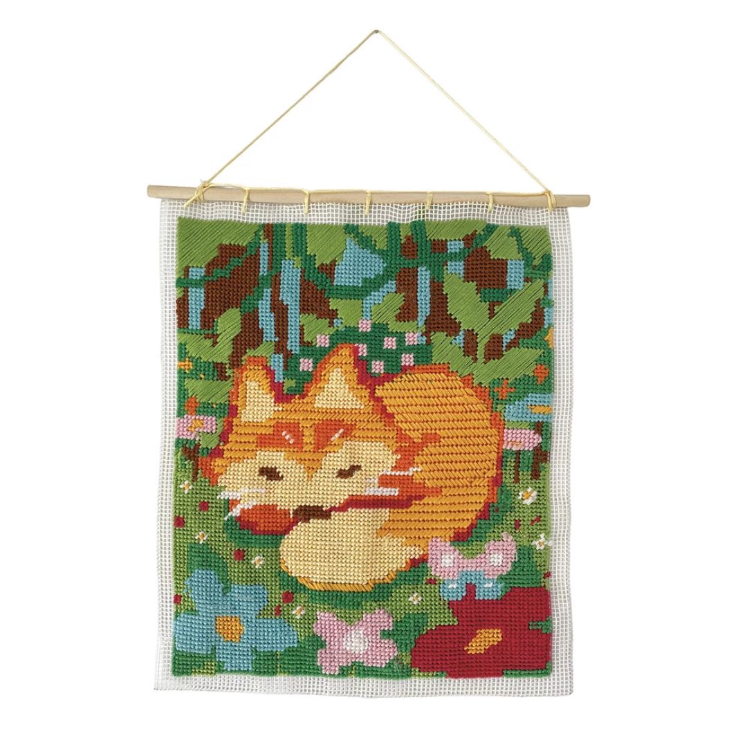 Janod: Needlepoint Craft Set - Little Fox - Image 2