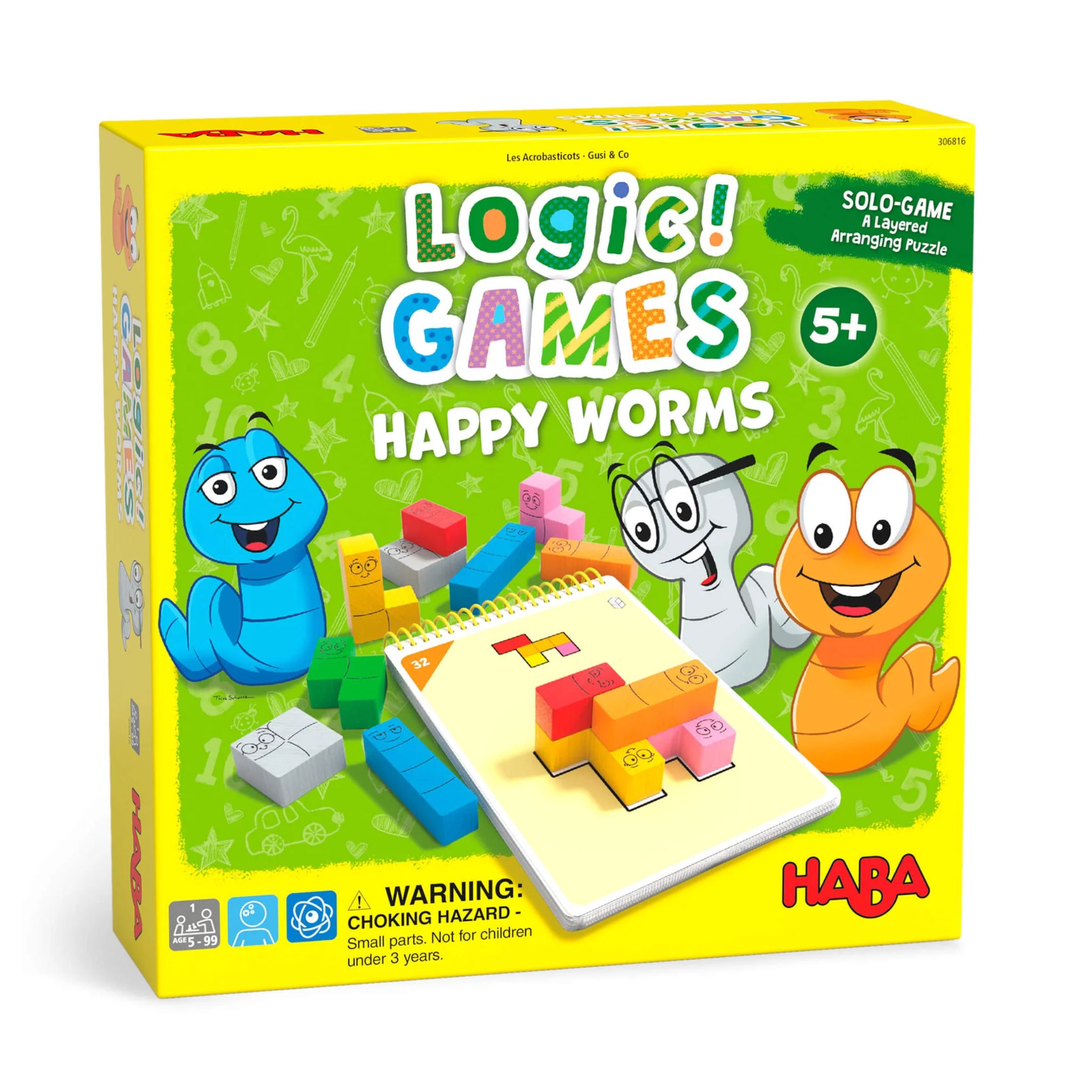 Haba: Veseli črvi (solo logic igra)
