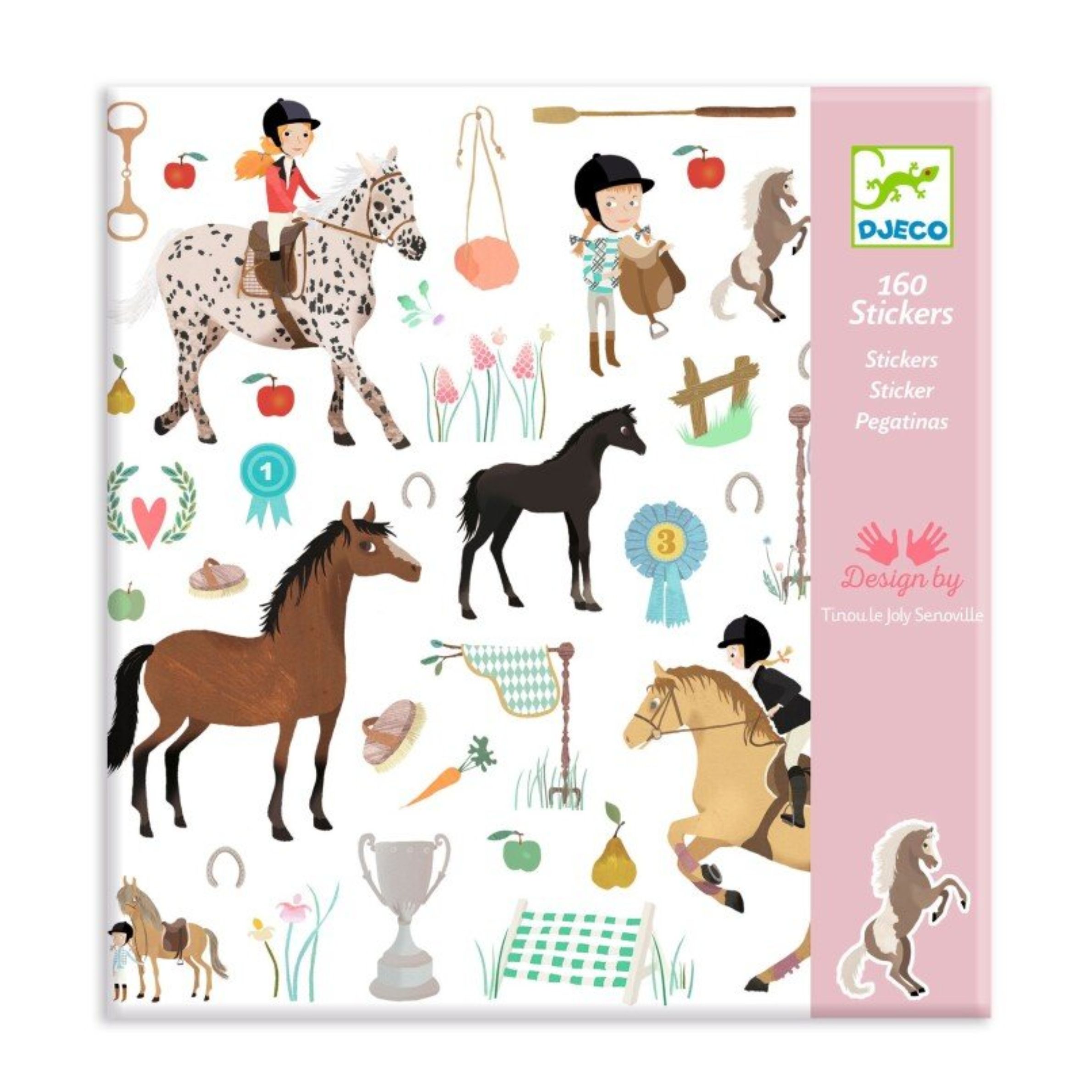 Djeco: Stickers - Horses