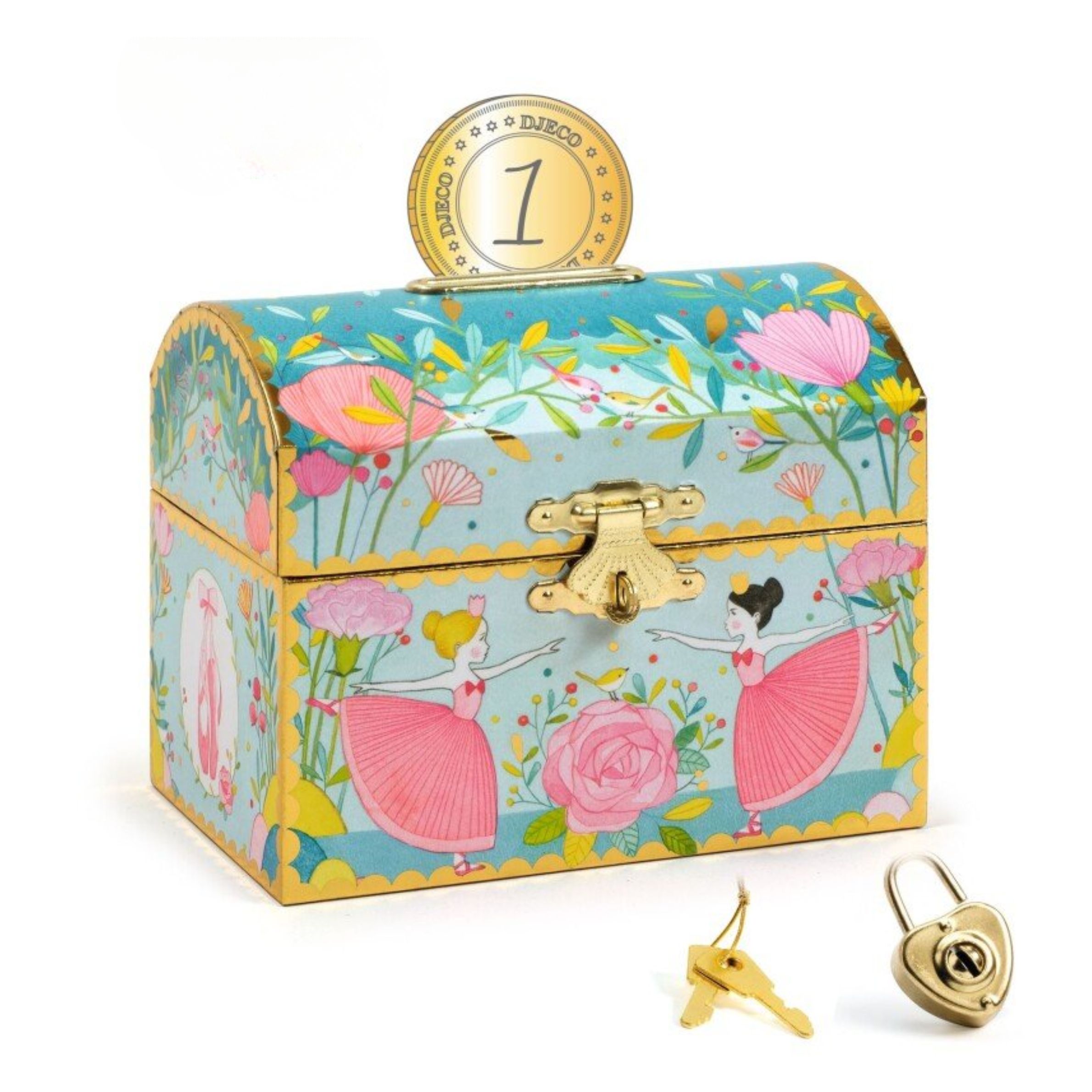 Djeco: Secret Moneybox (Ballerinas)