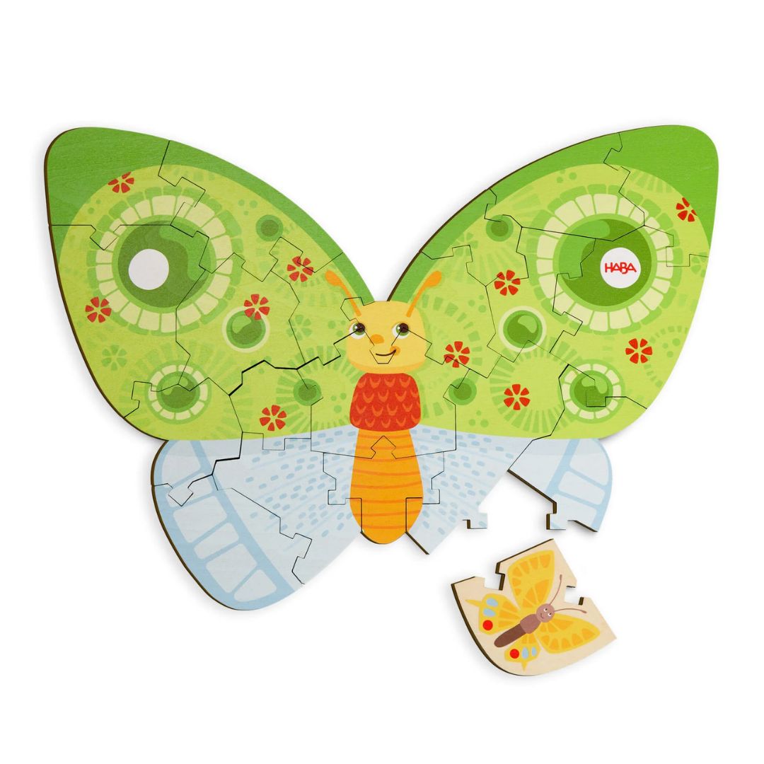 Haba: Butterfly (Double-Sided Wooden Puzzle)