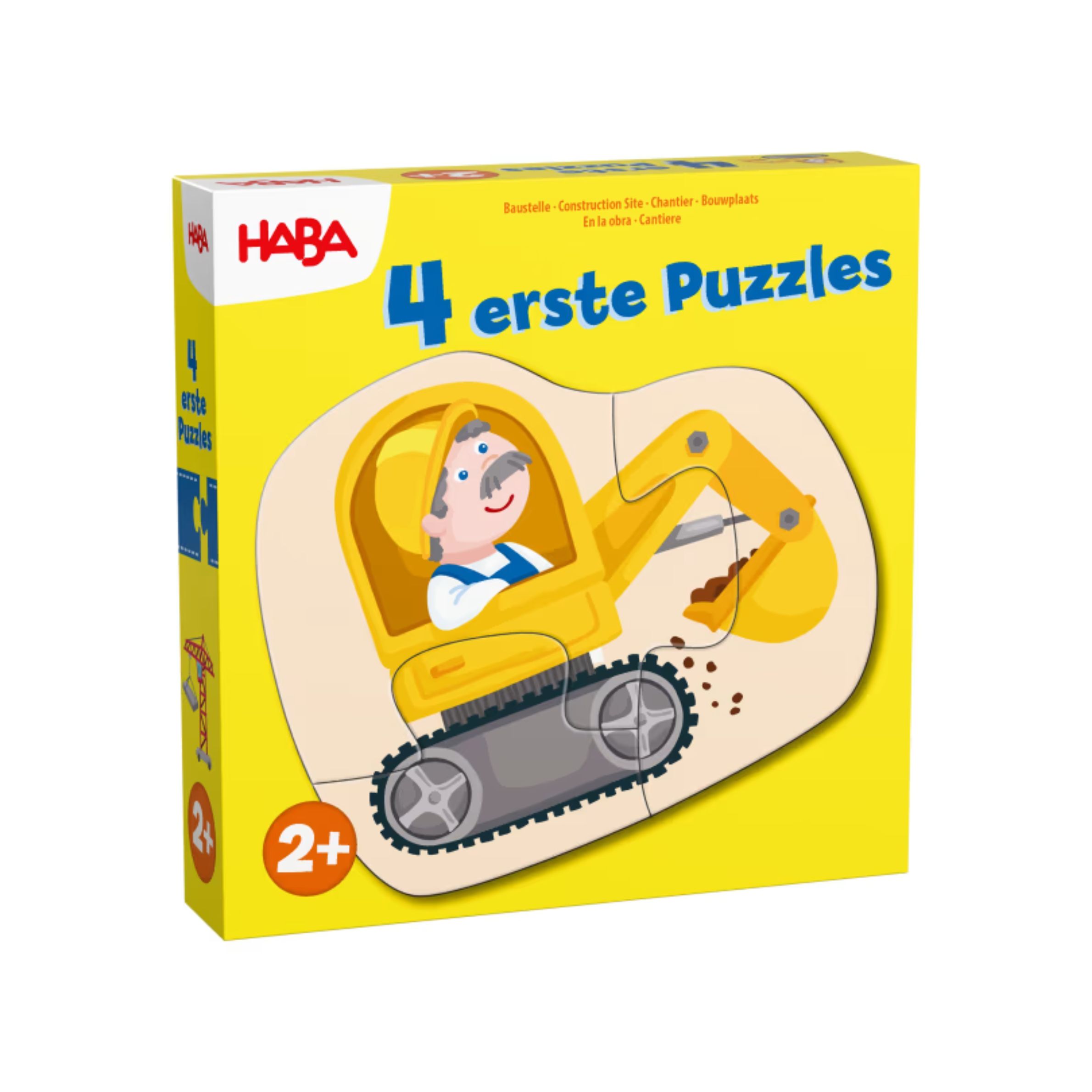 Haba: Moja prva sestavljanka - gradbeni stroji