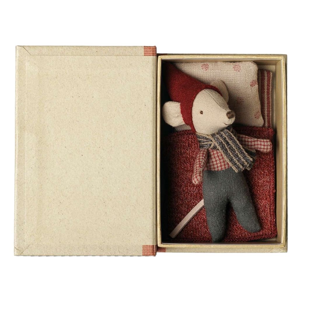 Maileg: Baby Mouse in a Christmas Book - Image 2
