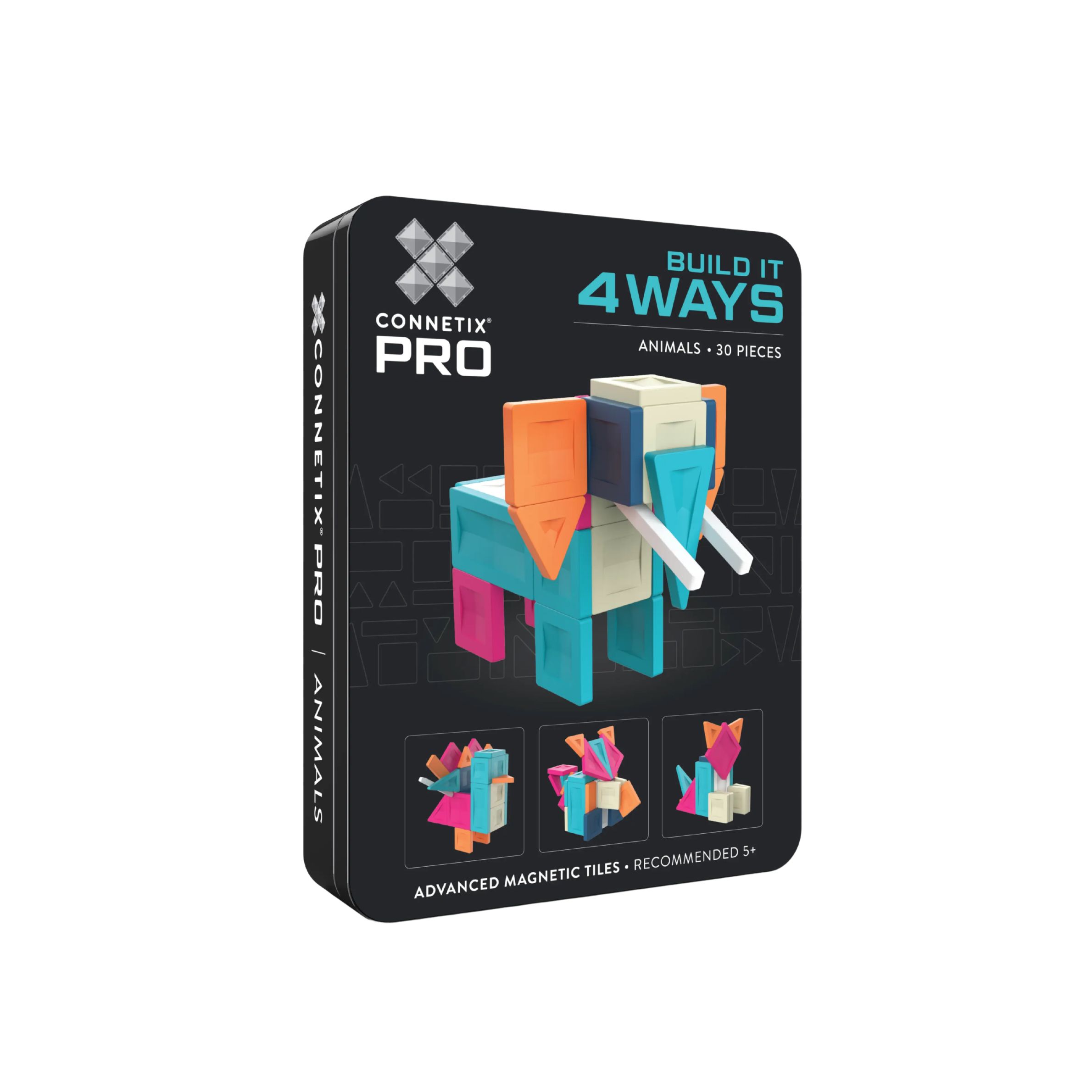 Connetix PRO: 4-in-1 Set - Animals (30 pieces)
