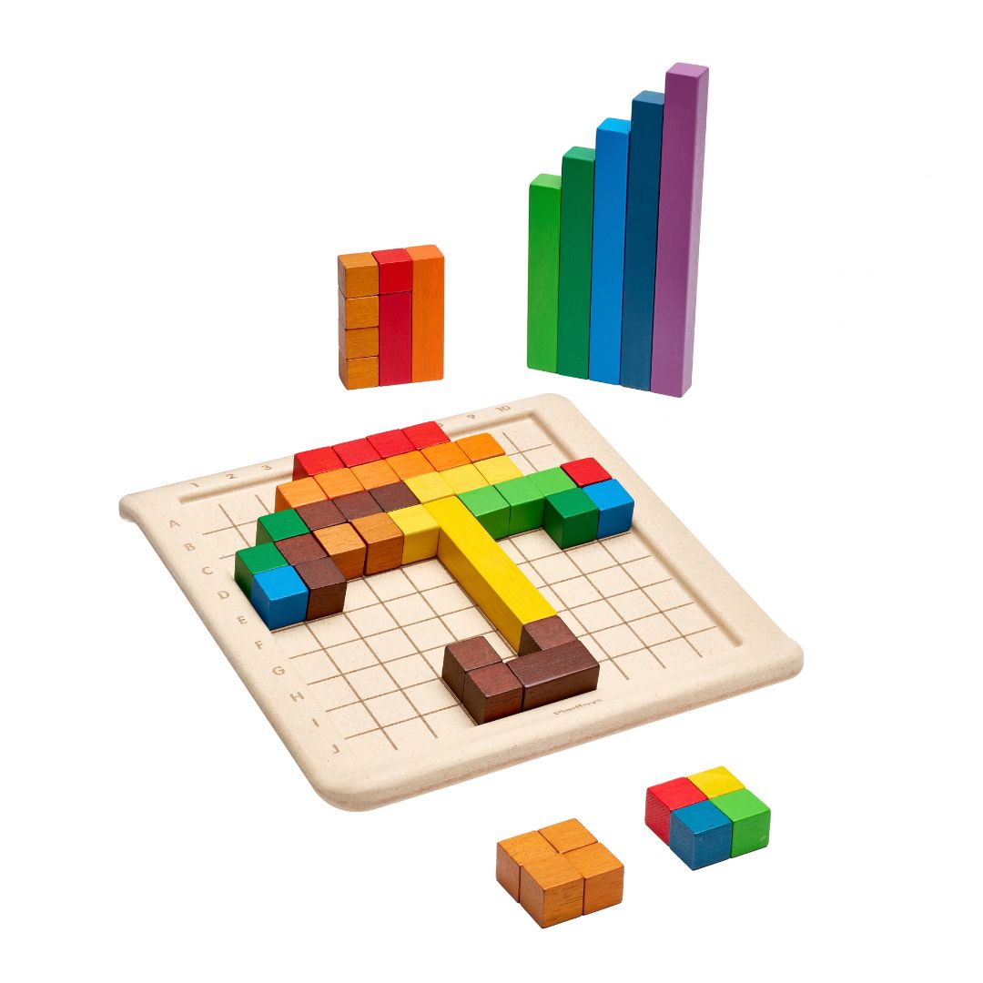 Plan Toys: Math Cubes - Image 4