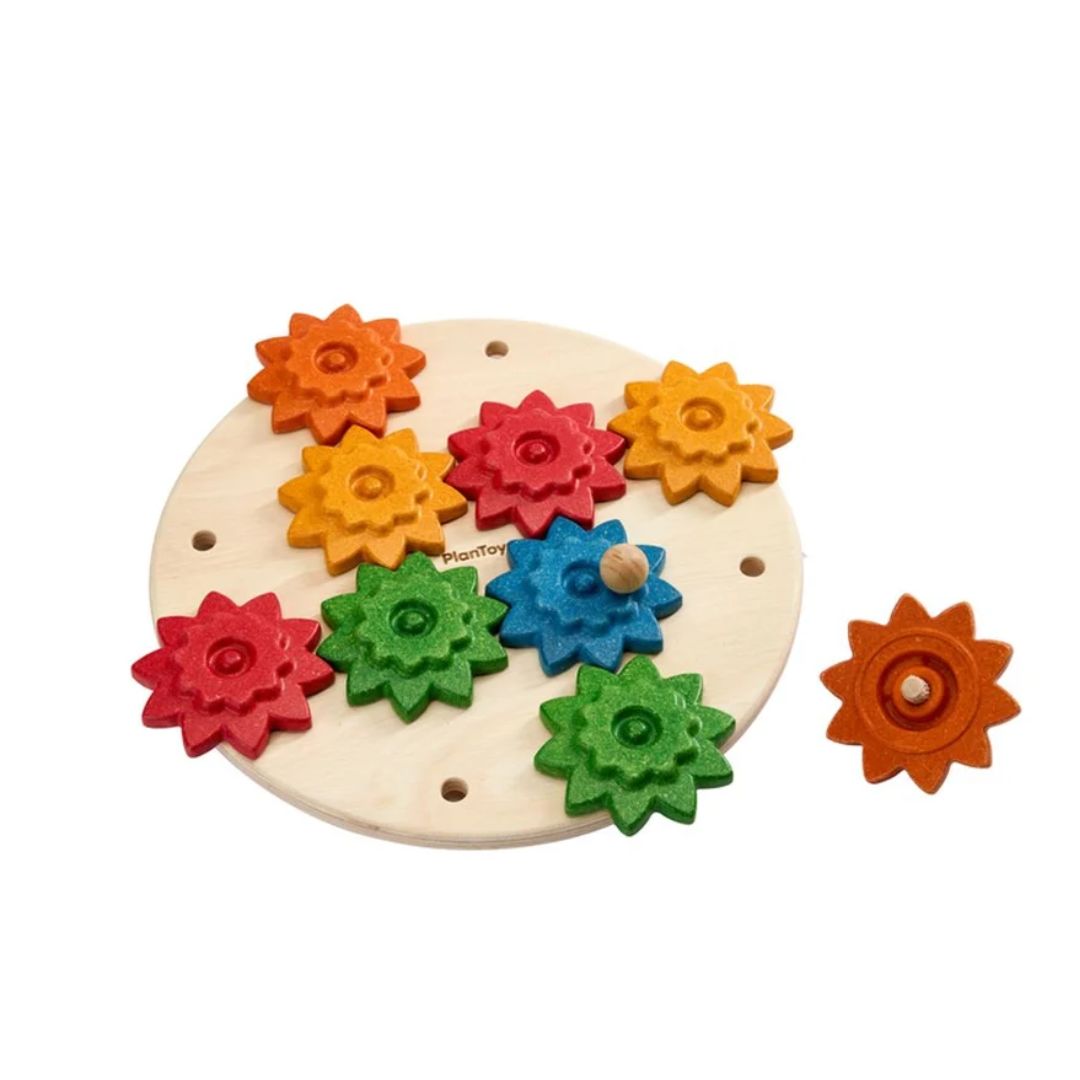 Plan Toys: Rotating Gears Set