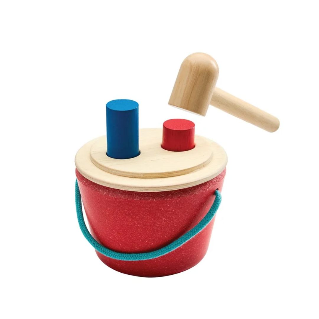 Plan Toys: Hammer the Cylinder Bucket
